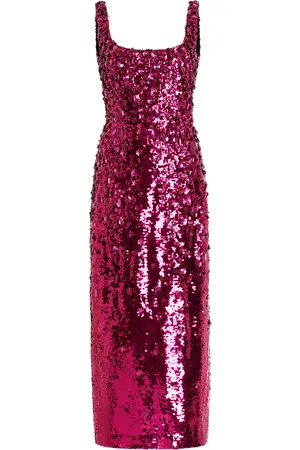 Carolina Herrera Sequined Midi Dress