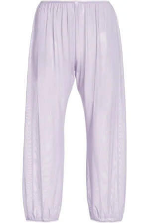 Colleen Allen Layered Stretch-Tulle Capri Pants