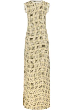 Paco rabanne Tartan- Jersey Maxi Dress