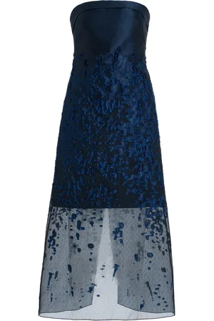 Lafayette 148 Fil Coupe Strapless Dress