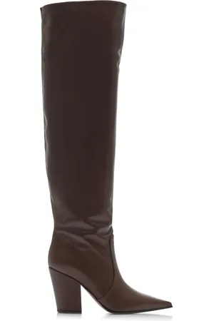 Gianvito Rossi Leather Over-The-Knee Boots
