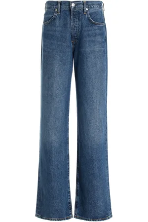 Citizens of Humanity Annina Stretch High-Rise Wide-Leg Jeans