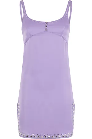Paco rabanne Embellished Satin Bustier Mini Dress