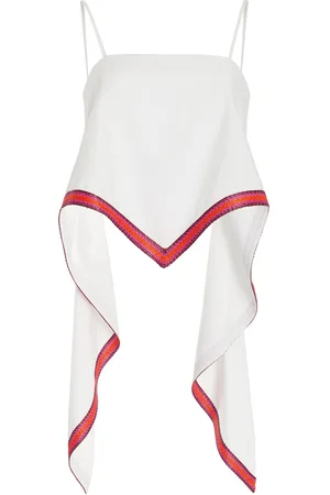 Rosie Assoulin Bandana Cotton Top