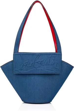 Christian Louboutin Loubishore Denim Leather Tote Bag