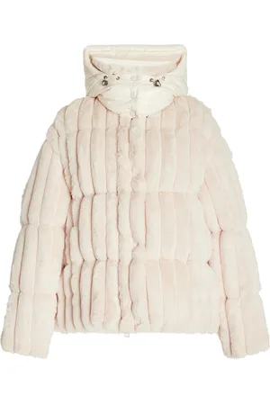 Moncler Fare Quilted Faux Fur Jacket
