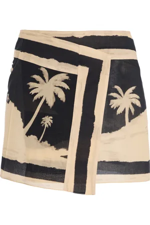JOHANNA ORTIZ Velereando Ando Cotton Mini Wrap Skirt