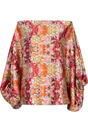 Silvia Tcherassi Bellagio Printed Silk-Blend Blouse