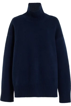 BRANDON MAXWELL The Ellen Classic Knit Cashmere Turtleneck Sweater