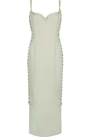 Paris Georgia Eyelet Stitched Detail Dress