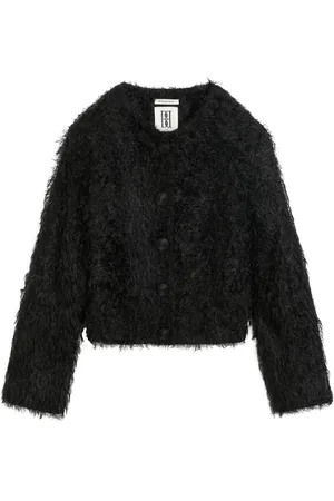 By Malene Birger Stephania Cropped Vegan Fur Jacket