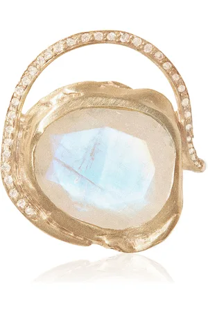 Pascale Monvoisin 9Kt Yellow Gold Gaia Ring Moostone