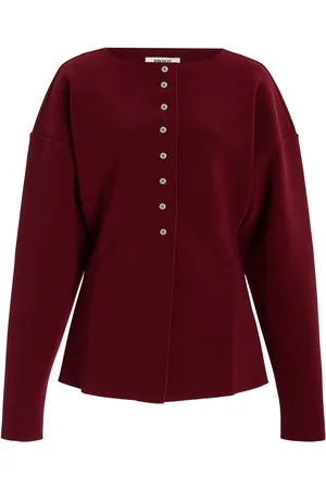 Birrot Exclusive Lay3 Bonded Crepe Cardigan