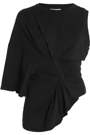 A.W.A.K.E. MODE Organic Cotton Knotted Jersey Top