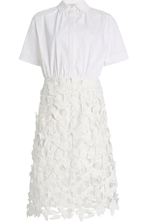 Simkhai Colette Floral Guipure Lace Midi Dress