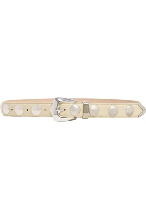 Khaite Benny Studded Leather Belt