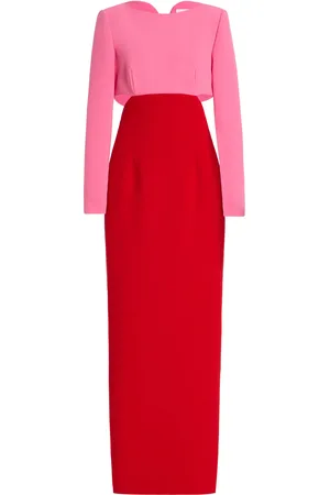 Carolina Herrera Cutout Crepe Gown