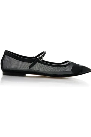 Aeyde Uma Mesh Mary Jane Flats