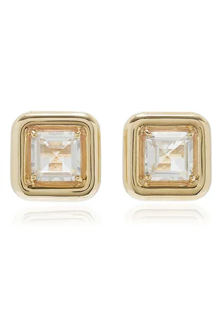 BEA BONGIASCA 9K Yellow Crystal Earrings