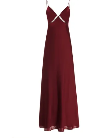 Favorite Daughter Exclusive The Blackberry Satin Maxi Dress
