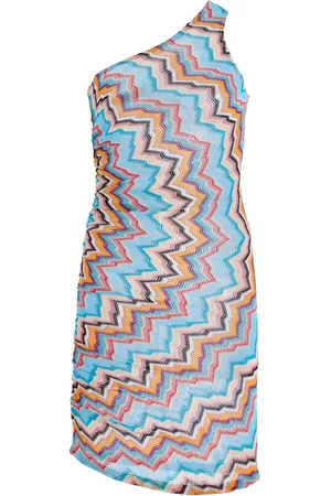Missoni Knit One-Shoulder Mini Dress