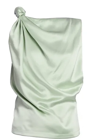 Amir Taghi Hasti Silk Charmeuse Top