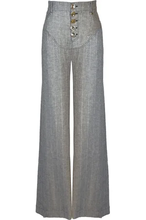 Amir Taghi Matthew Pinstriped Linen Twill Pants