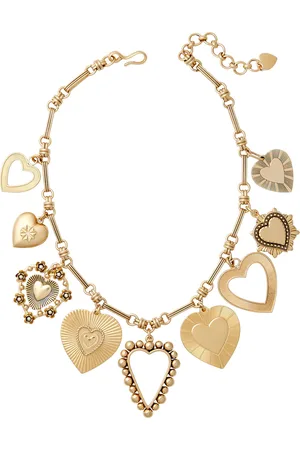 Brinker & Eliza Queen of Hearts 24K -Plated Necklace