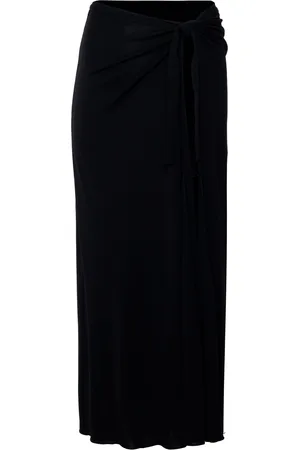 Adriana Degreas X Sabine Getty Side-Tie Maxi Skirt