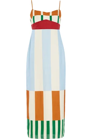 Cala De La Cruz Exclusive Paloma Linen Midi Dress