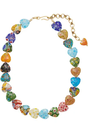 Brinker & Eliza Higher Love -Plated Glass Necklace