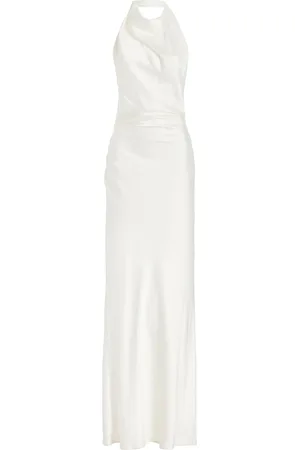 Simkhai Reannon Draped Satin Gown