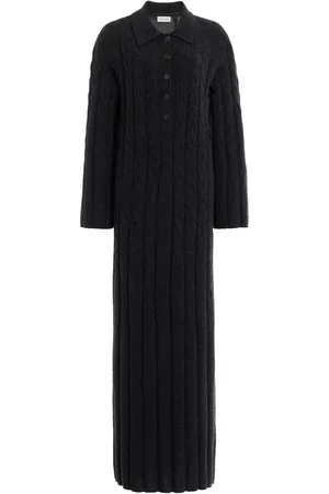 Dagmar Cable-Knit Wool-Cashmere Maxi Dress