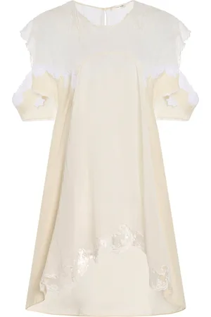 The Row Desy Lace-Trimmed Silk Top