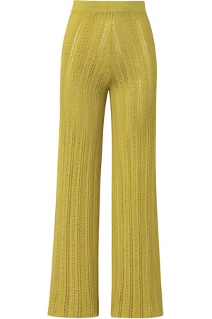 Baobab Corsica Sheer Knit Wide-Leg Pants