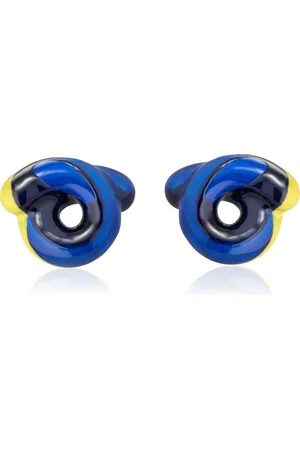 BEA BONGIASCA Silver Royal Tang Fish Tarallo Earrings