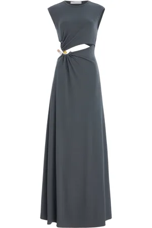 CHRISTOPHER ESBER Concave Stone Cutout Maxi Dress