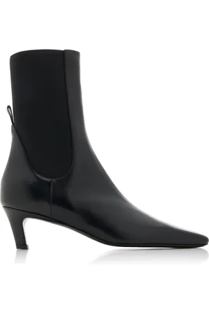 Totême The Mid Heel Leather Boots