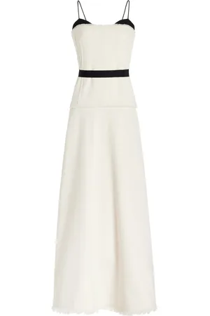 Simkhai Quinlin Tweed Corset Midi Dress