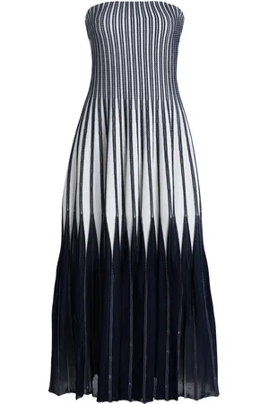 Simkhai Soliel Strapless Knit Midi Dress