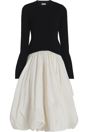 Simkhai Kenlie Mock-Neck Midi Dress