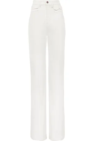 Chloé Rigid Organic Denim Flared Jeans