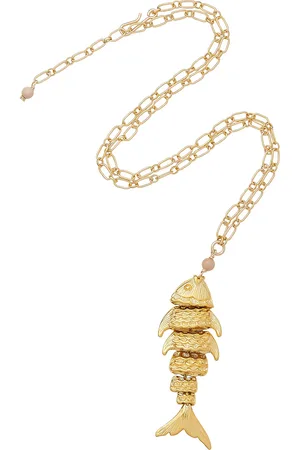 Brinker & Eliza Flounder -Plated Rhodochrosite Necklace