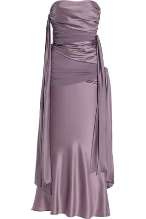 CHRISTOPHER ESBER Knotted Silk Midi Dress