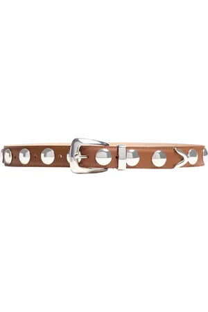 Khaite Benny Studded Leather Belt