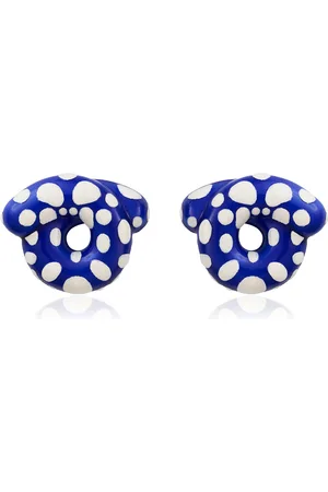 BEA BONGIASCA Silver Diamond Stingray Tarallo Earrings