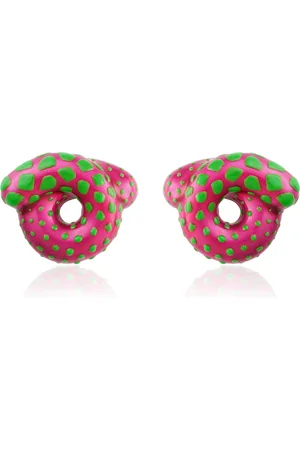 BEA BONGIASCA Silver Parrotfish Tarallo Earrings