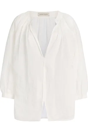 Andres Otalora Discretos Linen Top