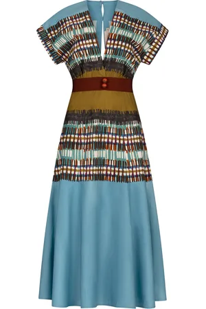 Silvia Tcherassi Sakura Printed Cotton Midi Dress