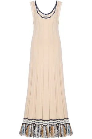 Simkhai Julianna Fringed Knit Maxi Dress